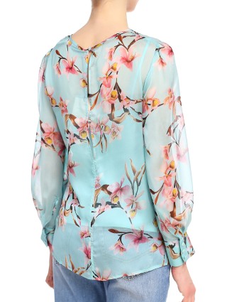 Зелёная блуза MARELLA: фото 4 - Invogue